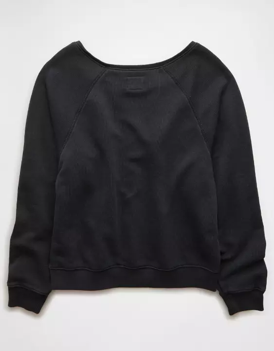 AE USC Trojans Graphic Off The Shoulder Sweatshirt - Image 4