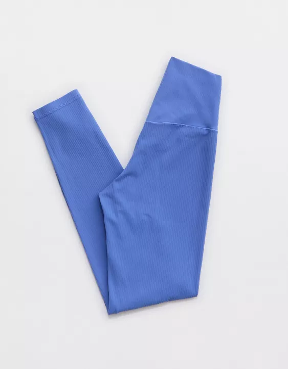 OFFLINE By Aerie Real Me XTRA High Waisted Ribbed Legging - Image 4
