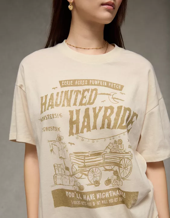 AE Oversized Halloween Graphic T-Shirt - Image 7