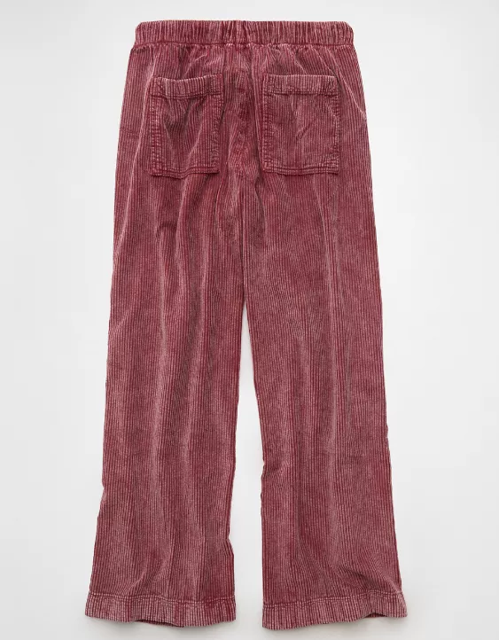 AE Stretch Corduroy Low-Rise Baggy Wide-Leg Pant - Image 4