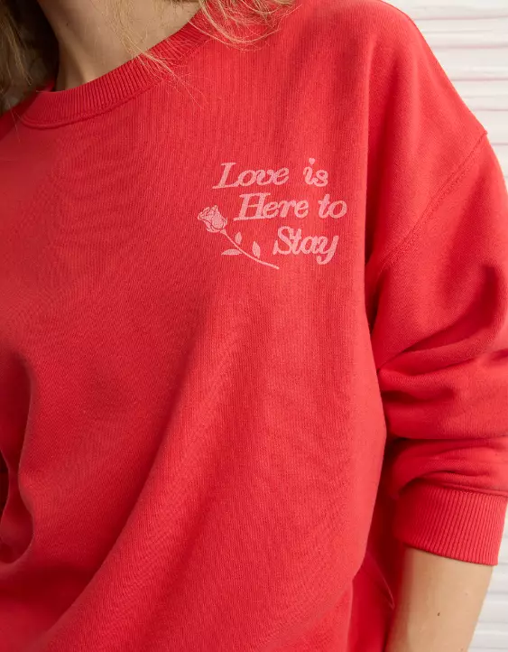 AE Valentine's Day Graphic Sweatshirt - Image 6