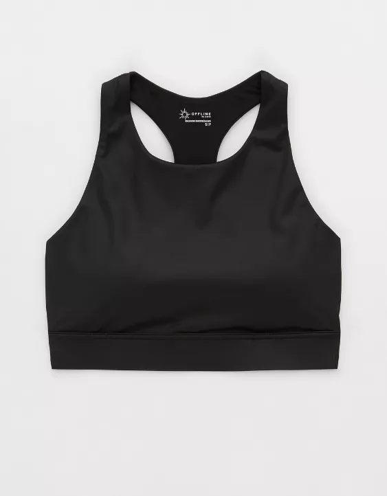 OFFLINE By Aerie Goals Gloss High Neck Sports Bra - Image 3