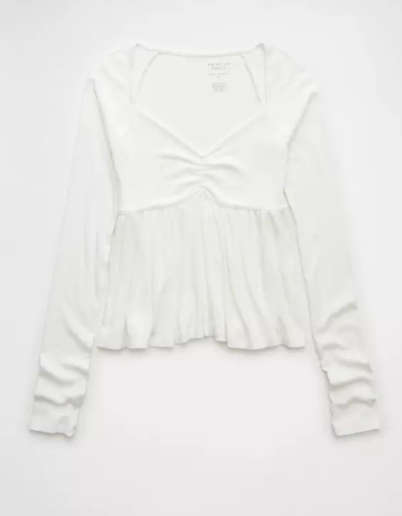 AE Soft & Sexy Babydoll Cinched T-Shirt - Image 3