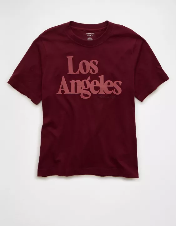 AE Los Angeles Velvet Graphic T-Shirt - Image 3