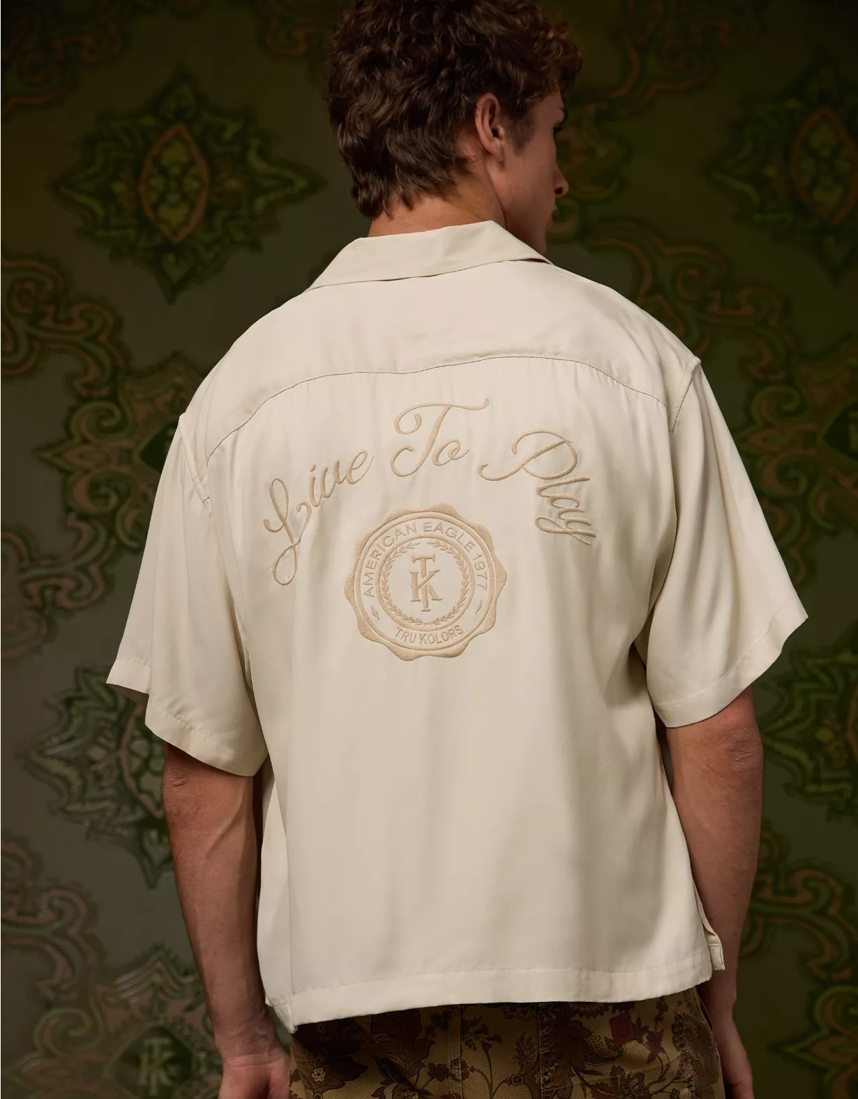 AE x Tru Kolors Short Sleeve Camp Shirt