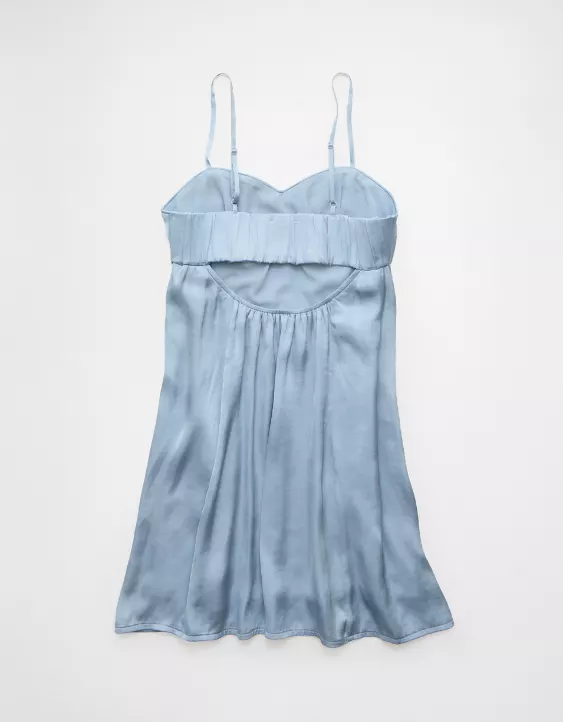 AE Satin Sweetheart Mini Slip Dress - Image 5