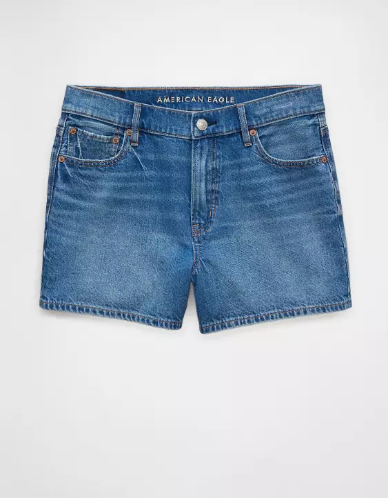 AE Strigid Super High-Waisted Relaxed Denim Short - Image 3