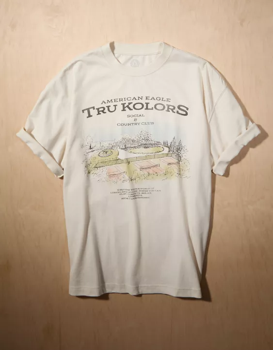 AE x Tru Kolors Country Club Graphic T-Shirt - Image 3