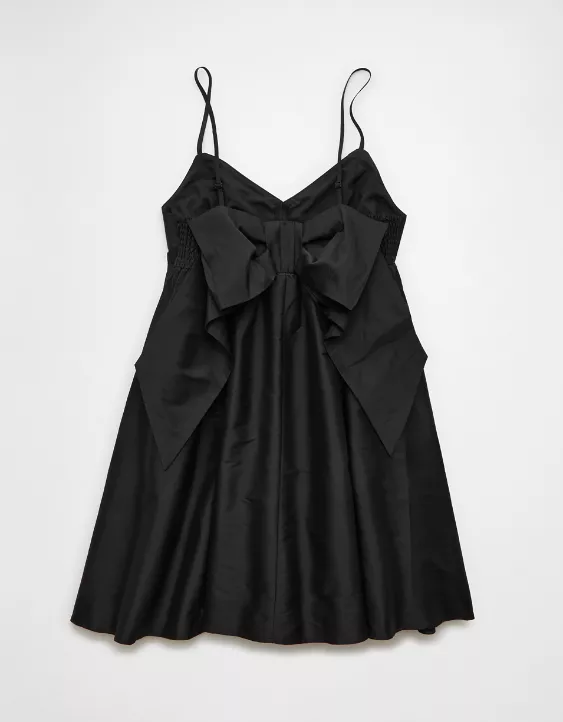 AE Bow Back Babydoll Mini Dress - Image 4