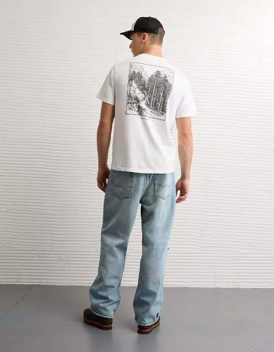 AE Logo Graphic T-Shirt - Image 8