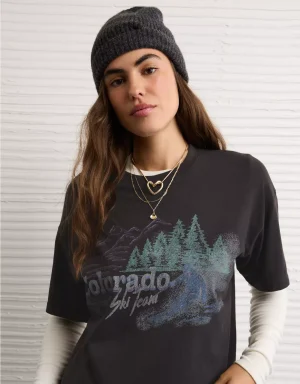 AE Colorado Oversized Graphic T-Shirt
