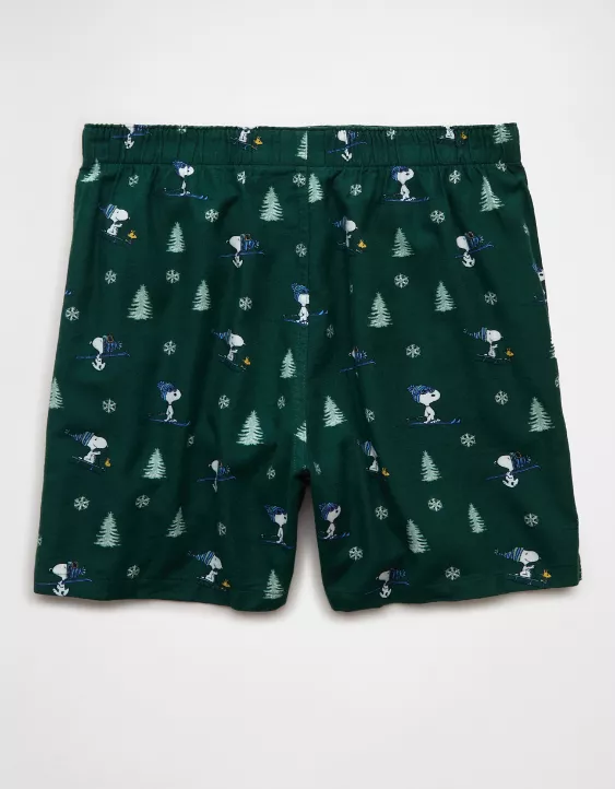 AEO Peanuts Flannel Pocket Boxer Short - Image 4